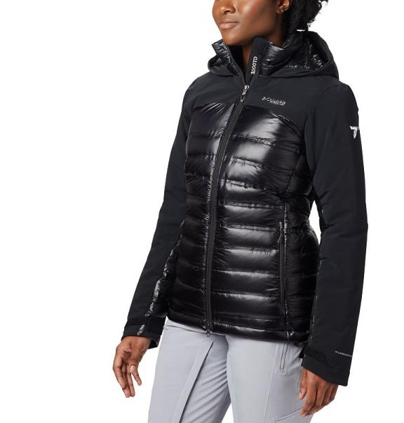 Columbia Heatzone 1000 Ski Jacket Women Black USA (US258334)